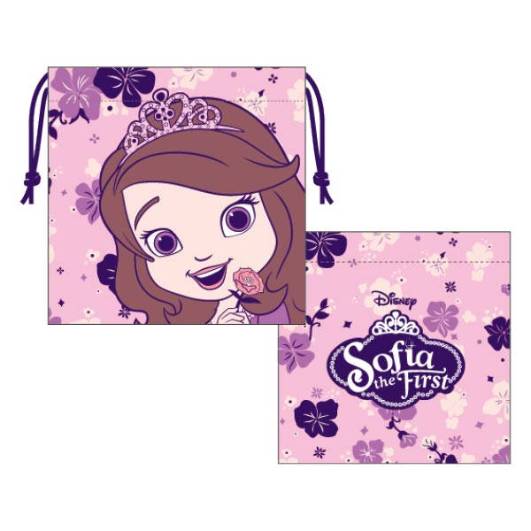 ディズニーキャラクター ちいさなプリンセス ソフィア 巾着 フラワー