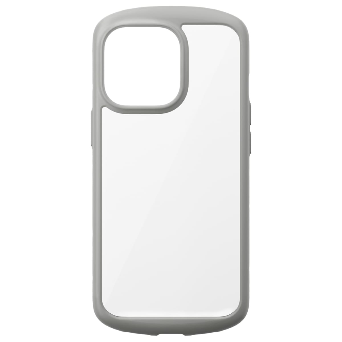 iPhone 13 mini用 ガラスタフケース ラウンド グレー2