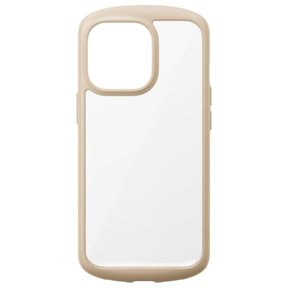 iPhone 13 mini用 ガラスタフケース ラウンド ベージュ2