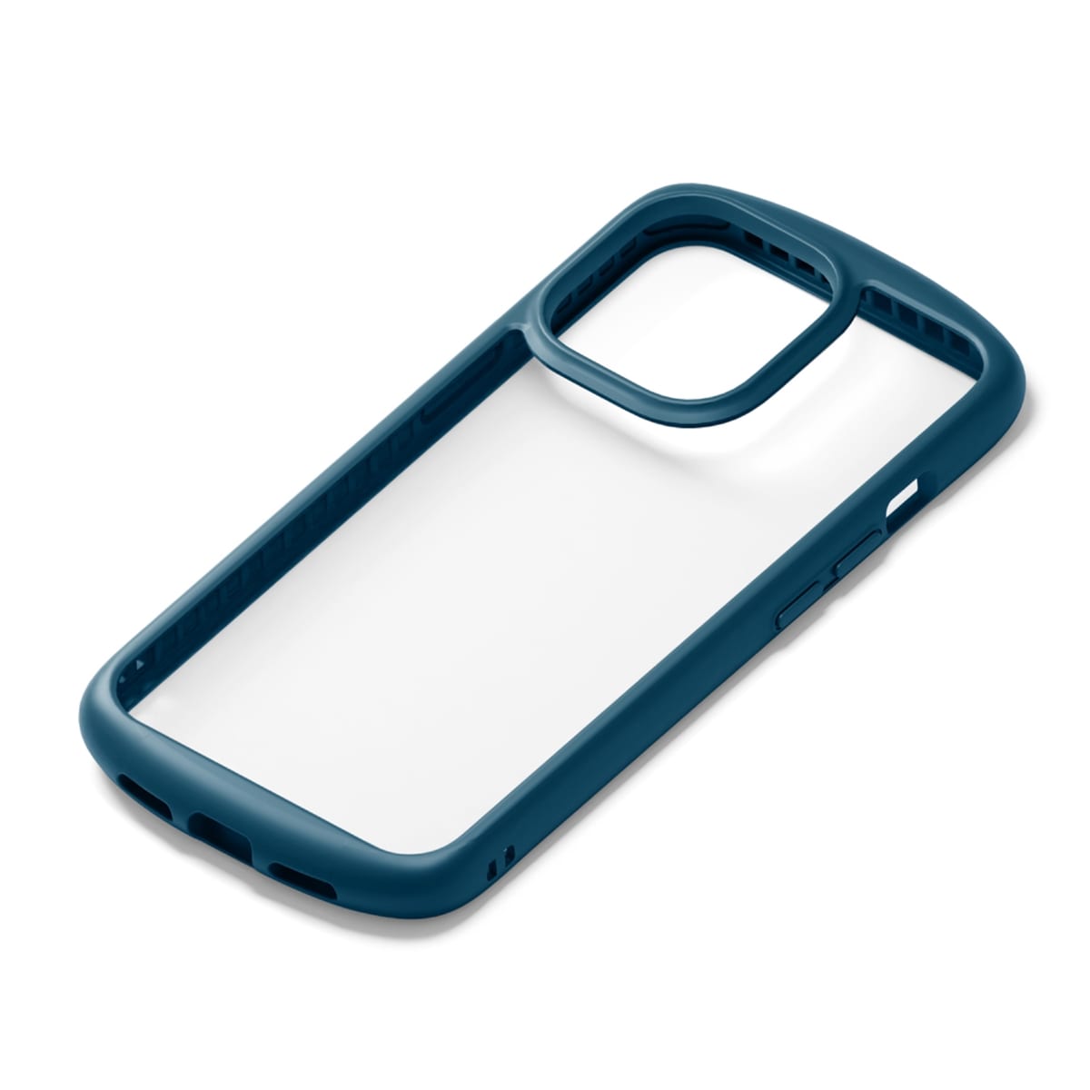 iPhone 13 mini用 ガラスタフケース ラウンド ネイビー1