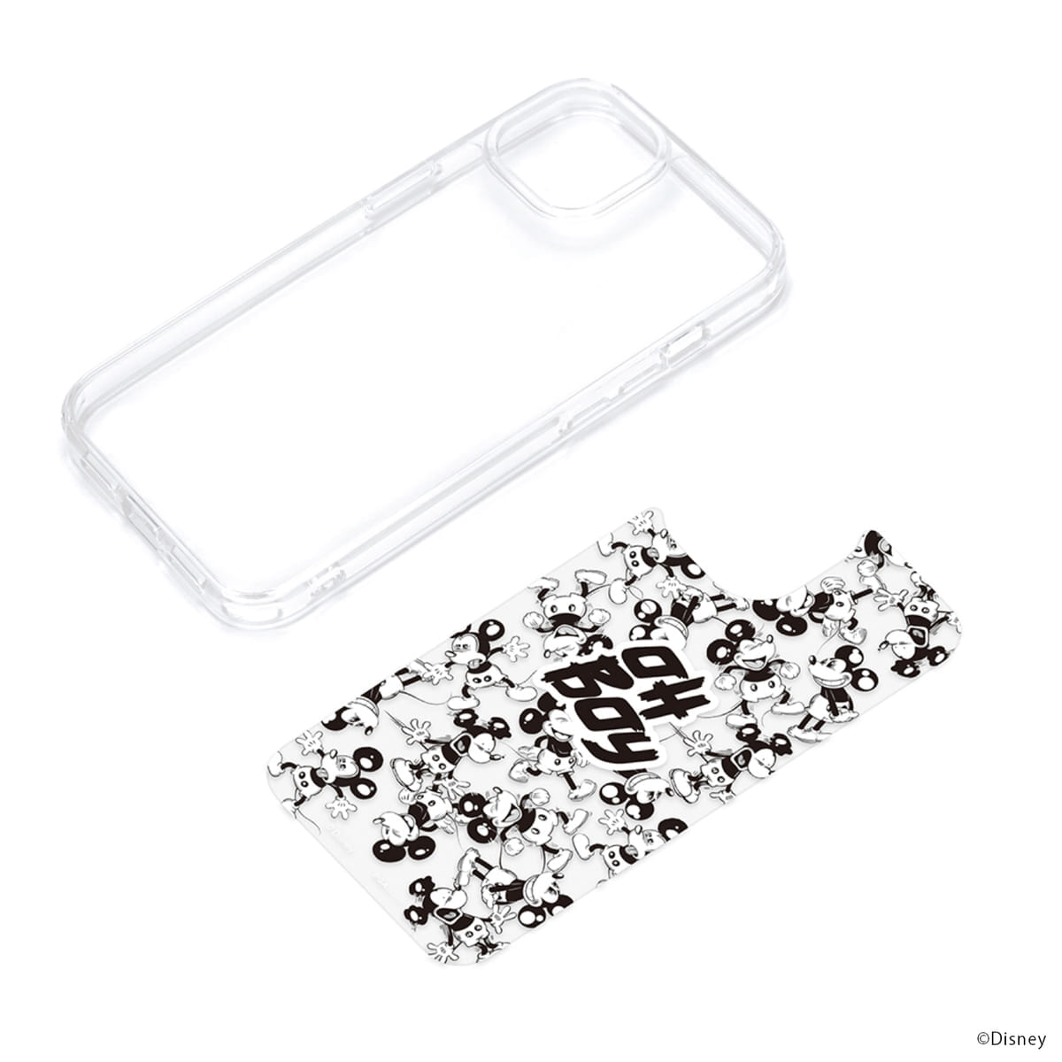 PGA iPhone 13用 抗菌ハイブリッドケース [ミッキーマウス]