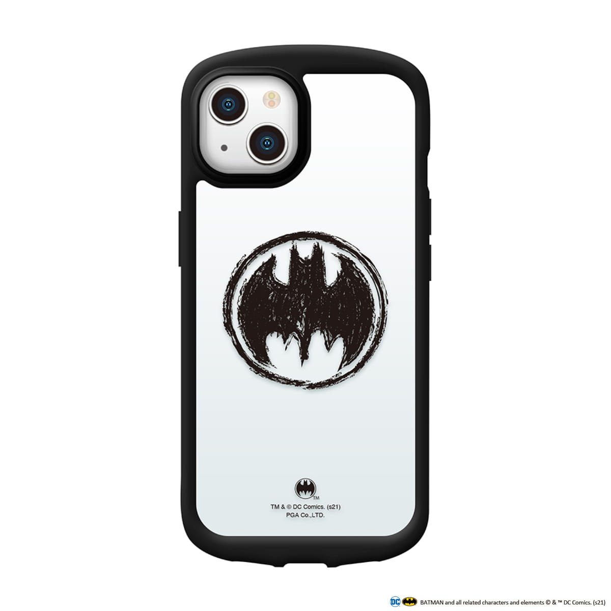 【DC『バットマン』】iPhone 13/13 Pro用 ガラスタフケース（装着）