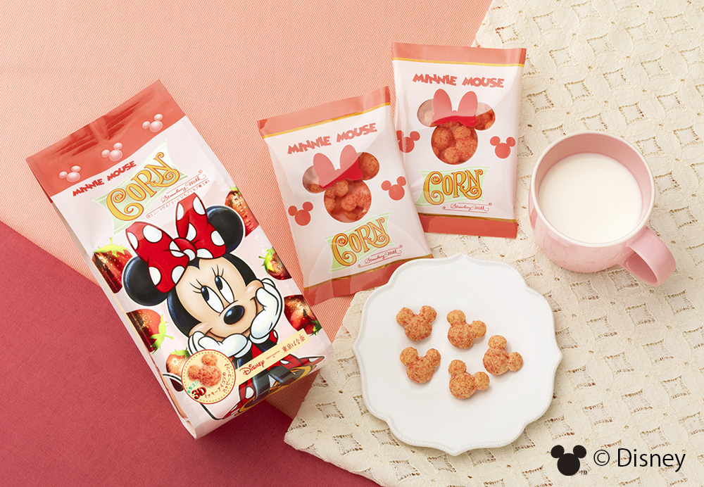 Disney SWEETS COLLECTION by 東京ばな奈『ミニーマウス/コーン いちごミルク味』5袋入り