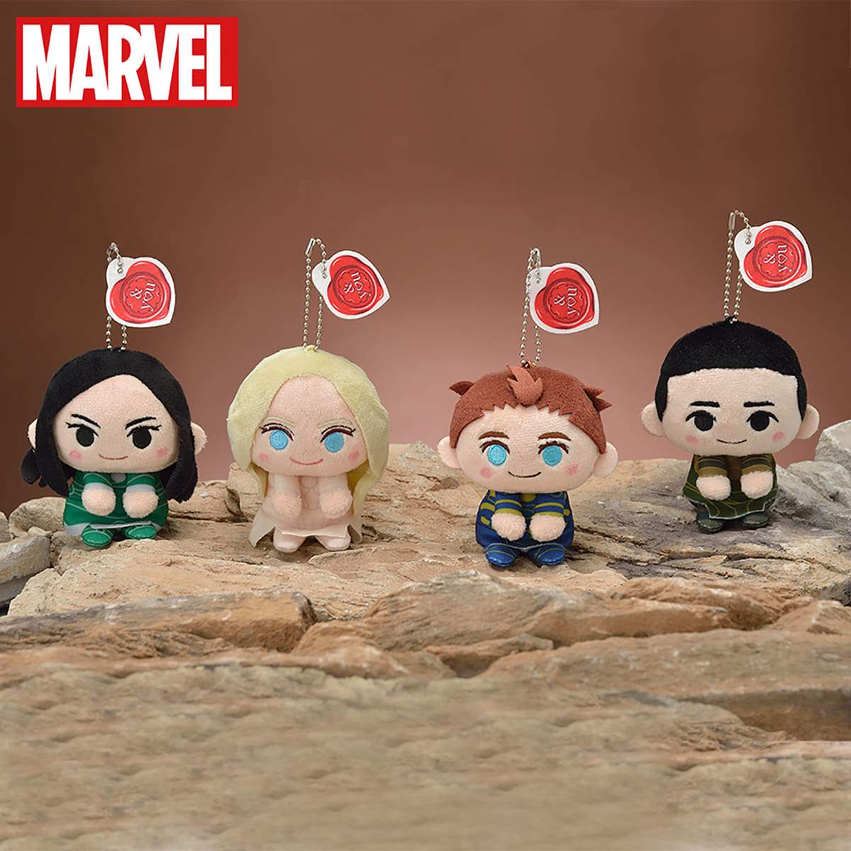セガプライズ MARVEL『ETERNALS』＆ y?u　モアプラスキーチェーンマスコット　全4種類