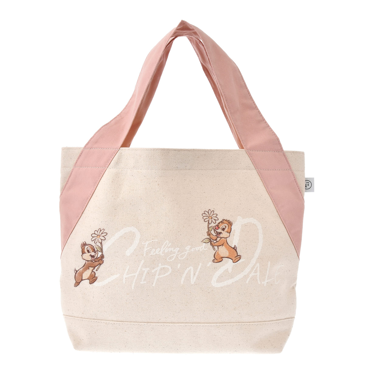 【FOOD TEXTILE】チップ＆デール ランチバッグ ピンク Chip＆Dale FOOD TEXTILE
