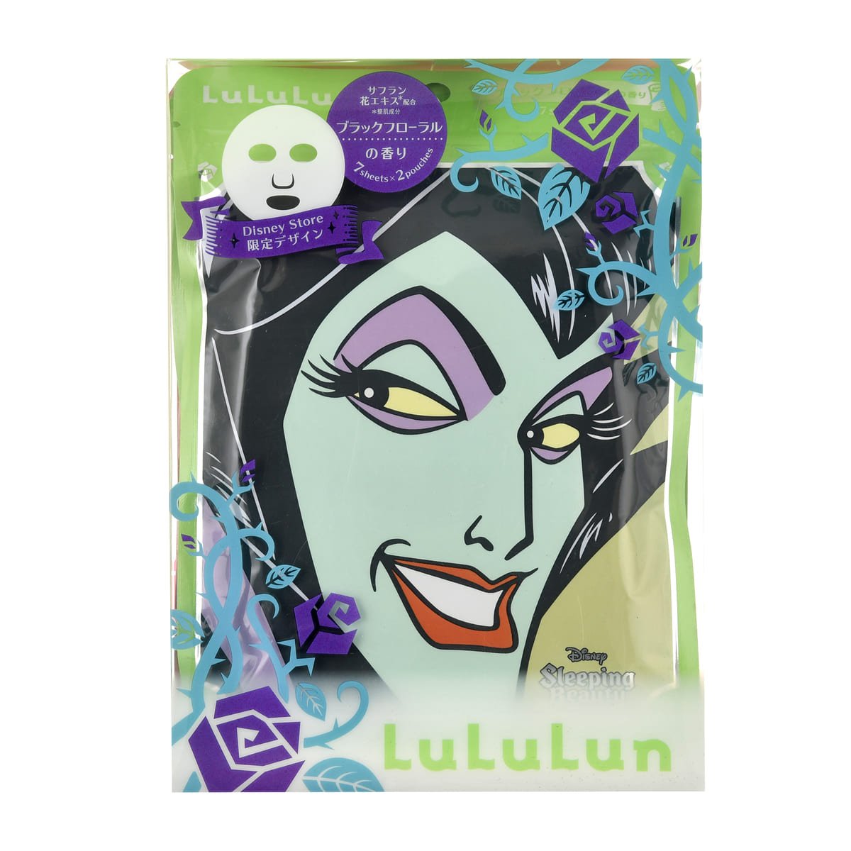 【LuLuLun】オーロラ姫、マレフィセント フェイスマスク Skin Care　マレフィセント