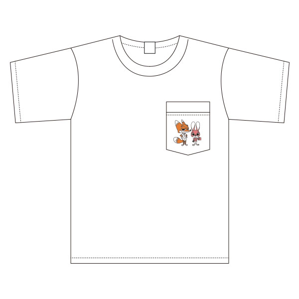 ズートピア/ワイドTシャツ/ワンポイント