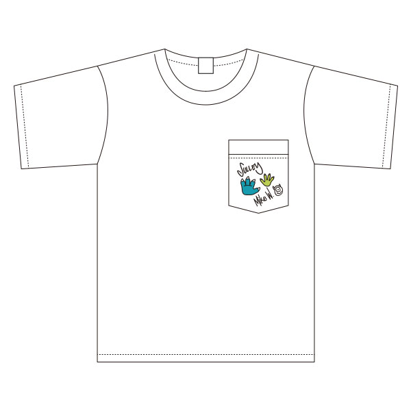 モンスターズ・インク/ワイドTシャツ/ワンポイント
