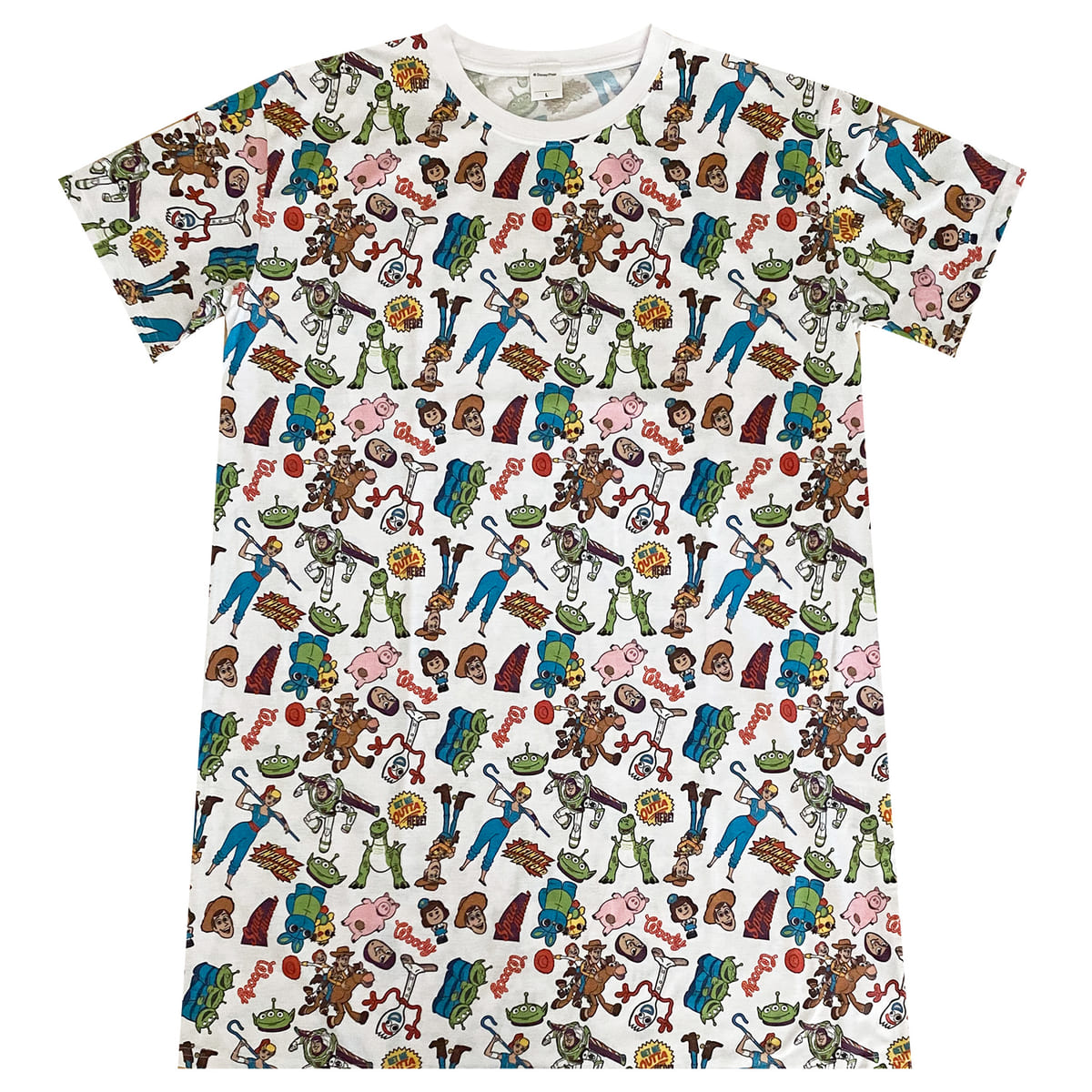 トイ・ストーリー/ロングTシャツ/オールスター 総柄