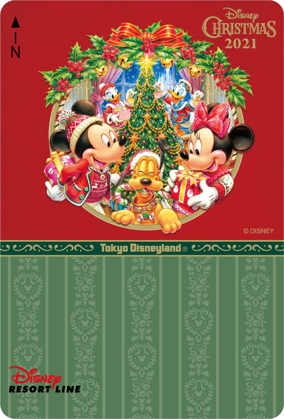 ディズニーリゾートライン フリーきっぷ ディズニー クリスマス21 東京ディズニーランド Dtimes