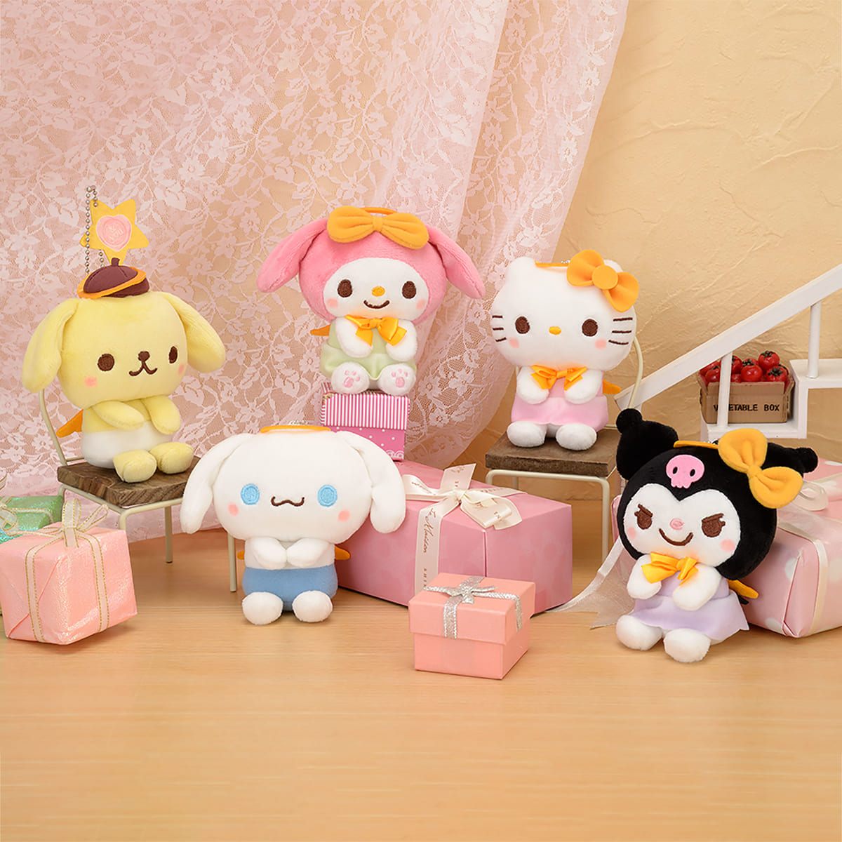 SANRIO CHARACTERS　& y♡u　クリスマスエンジェルキーチェーンマスコット～ゆるかわデザイン～