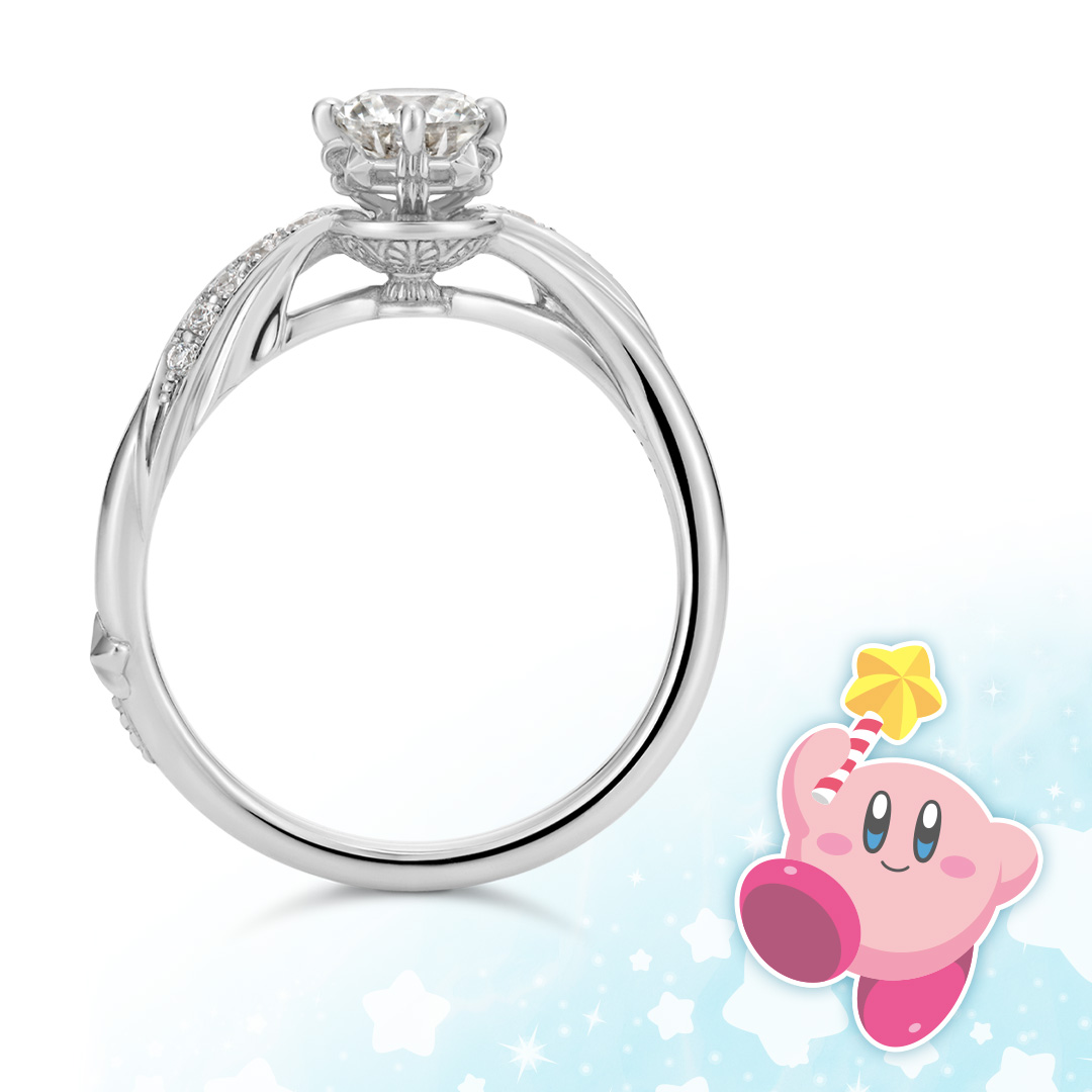 結婚指輪をセットできるリングピローをプレゼント ユートレジャー 星のカービィ ブライダルジュエリーフェア Dtimes