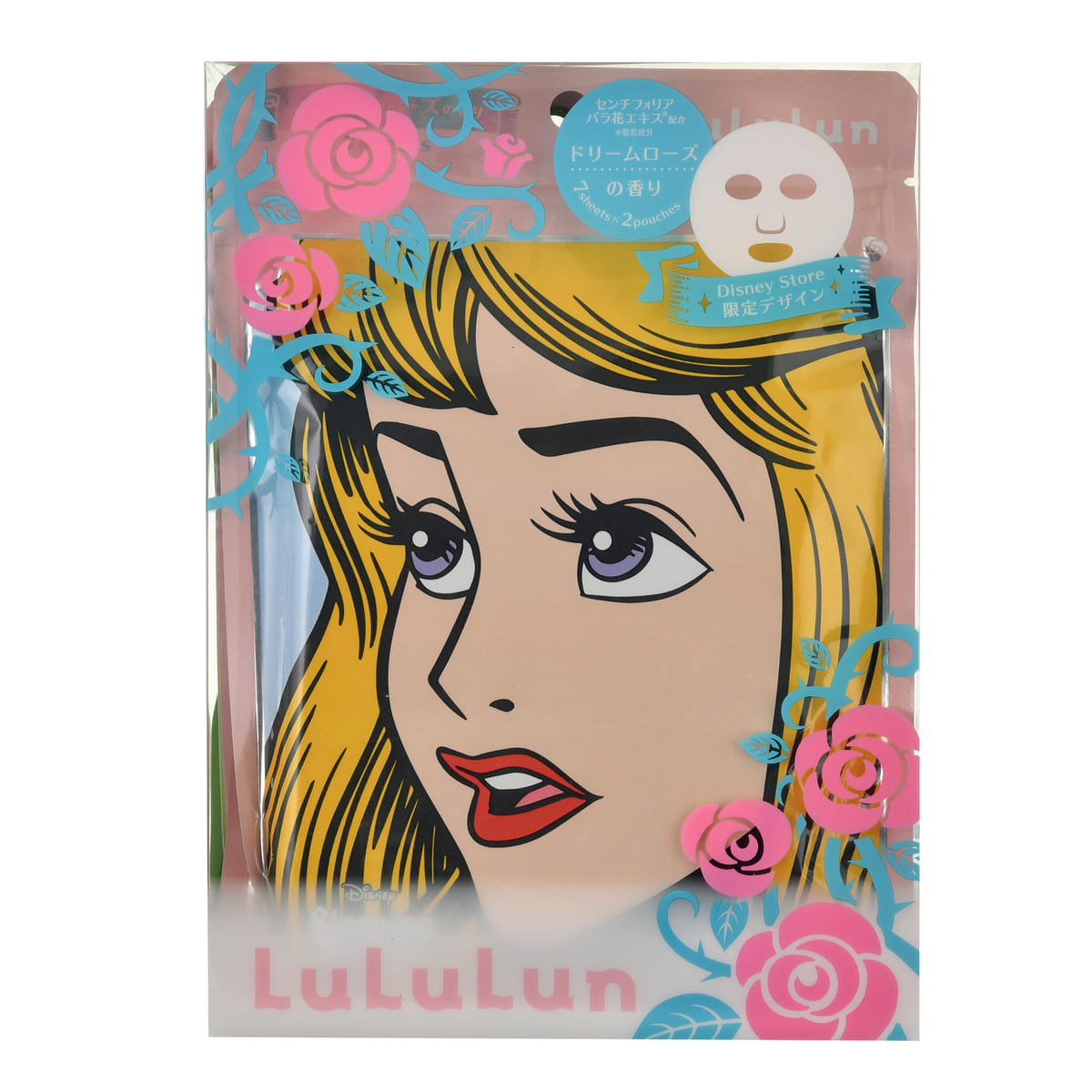 【LuLuLun】オーロラ姫、マレフィセント フェイスマスク Skin Care　オーロラ姫