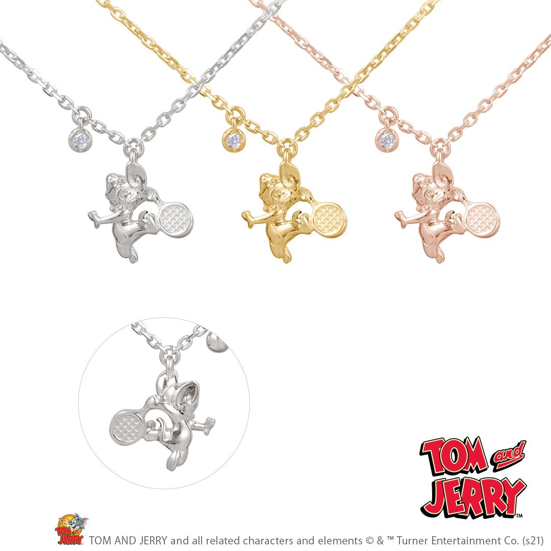 【TOM and JERRY】Sports Necklace Tennis