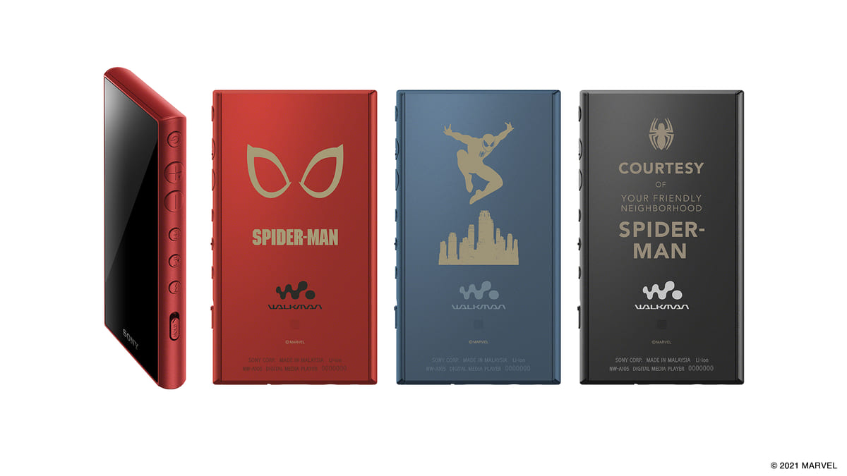 ウォークマン®NW-A105 「Spider-Man」Collection