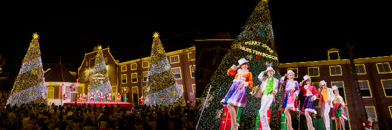 光り輝く街でヨーロッパさながらのクリスマス体験を　クリスマスタウン
