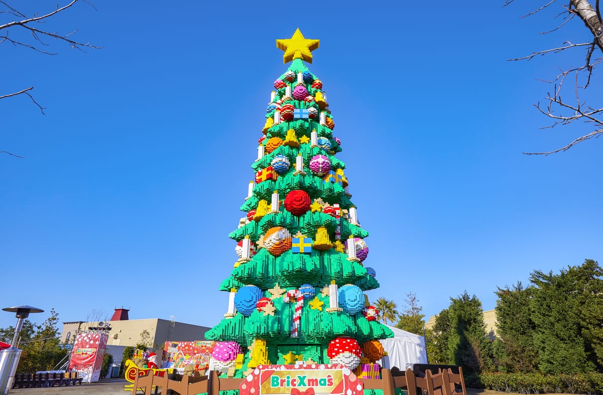 世界最大級！レゴ クリスマスツリー