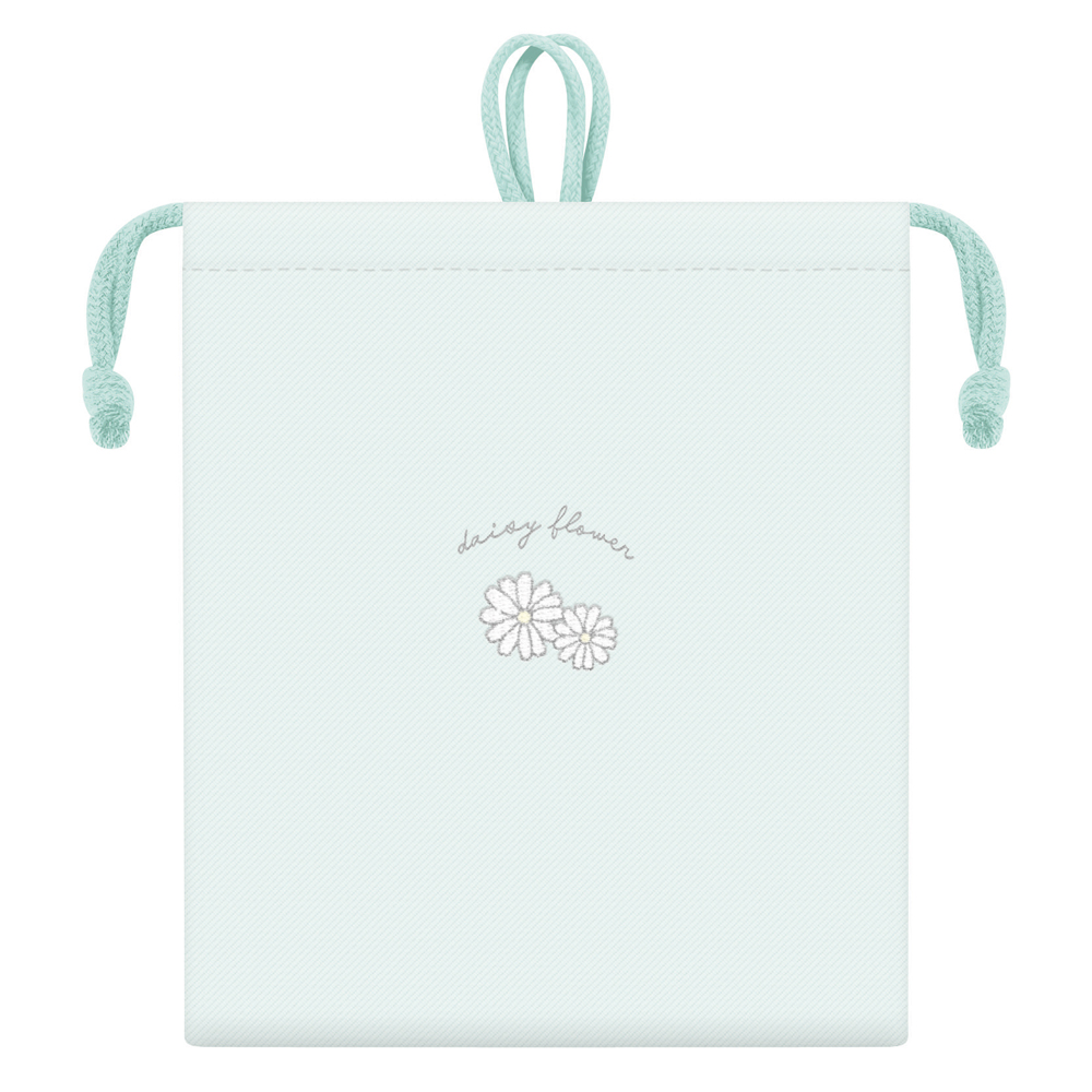 DAISY FLOWER　マチ付き巾着