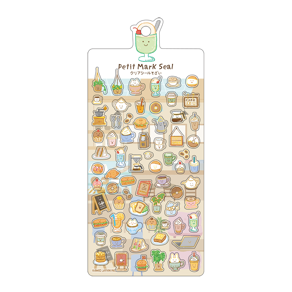 プチマークシール カフェ