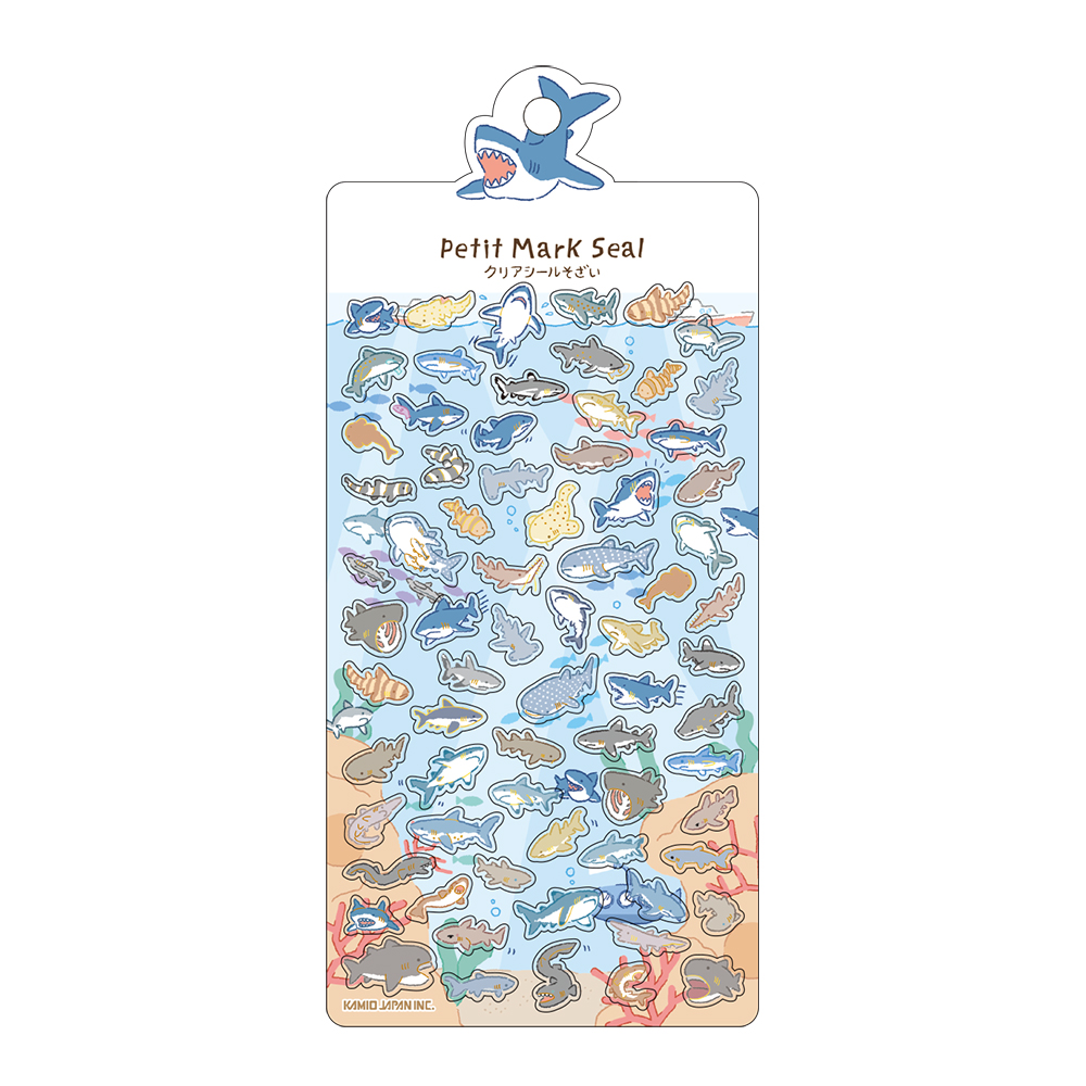 プチマークシール サメ