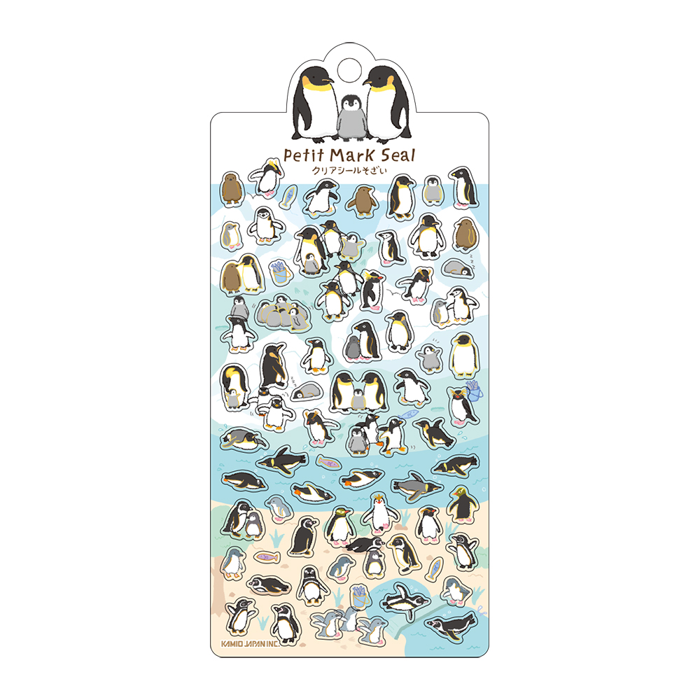 プチマークシール　ペンギン