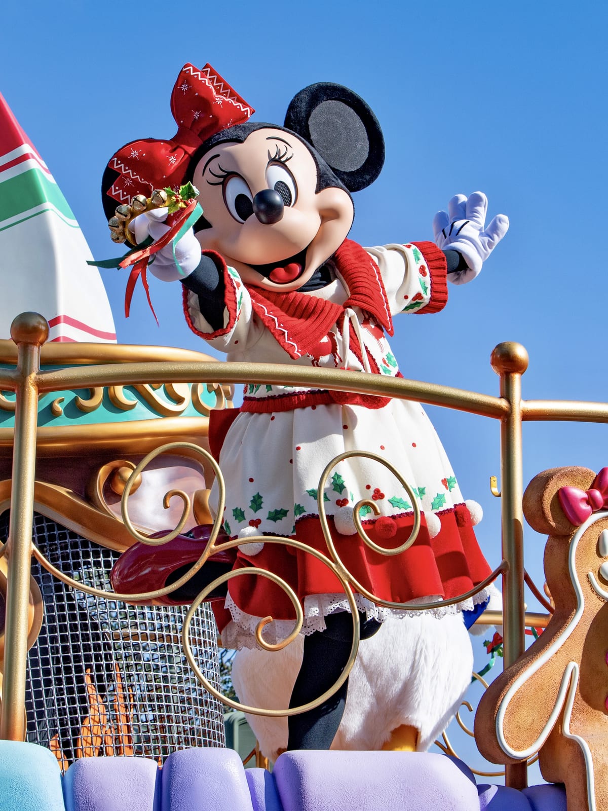 東京ディズニーランド「ミッキー＆フレンズのグリーティングパレード：ディズニ―・クリスマス」ミニーマウス