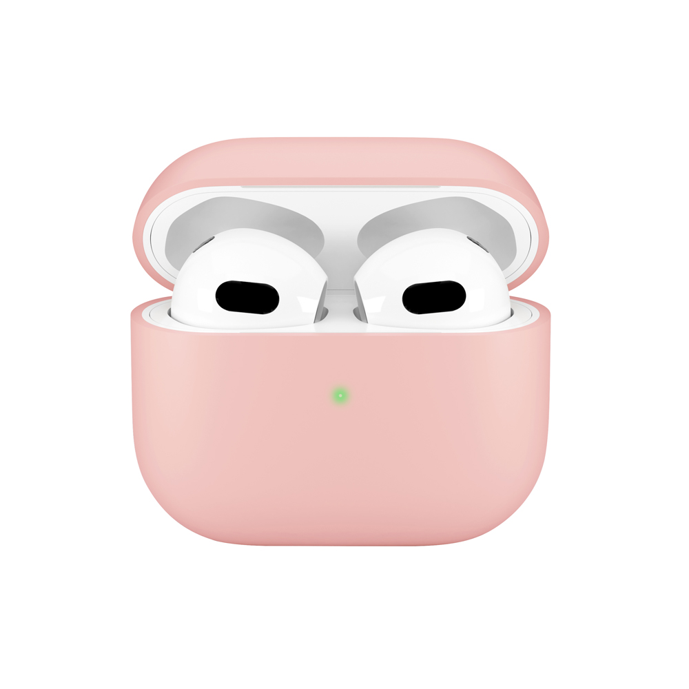 AirPods 第3世代用 抗菌シリコンケース（ピンク）