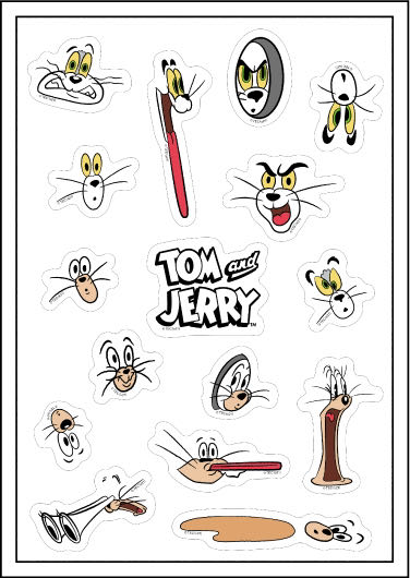 アニメ中のへんてこなイラストを全6等級のグッズに Happyくじ トムとジェリー ファニーアート Dtimes