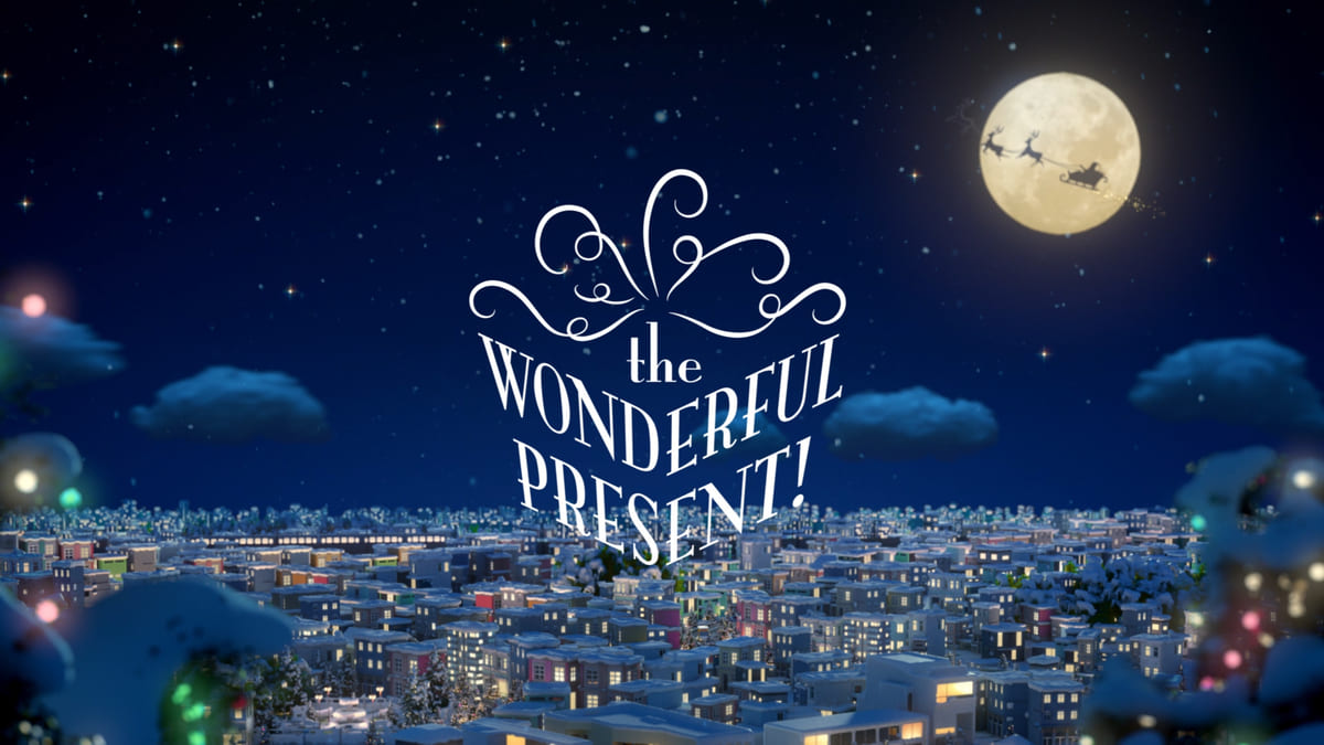 クリスマスの幸せをプロジェクションマッピングで表現！ディズニー WEB動画『the WONDERFUL PRESENT!』