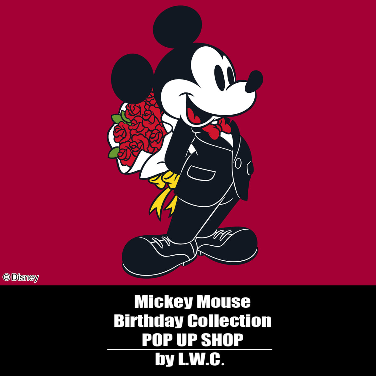 ファンタジア のスタジャンなど全24ブランドで展開 渋谷パルコ ディズニー ミッキーマウス バースデー コレクション Dtimes