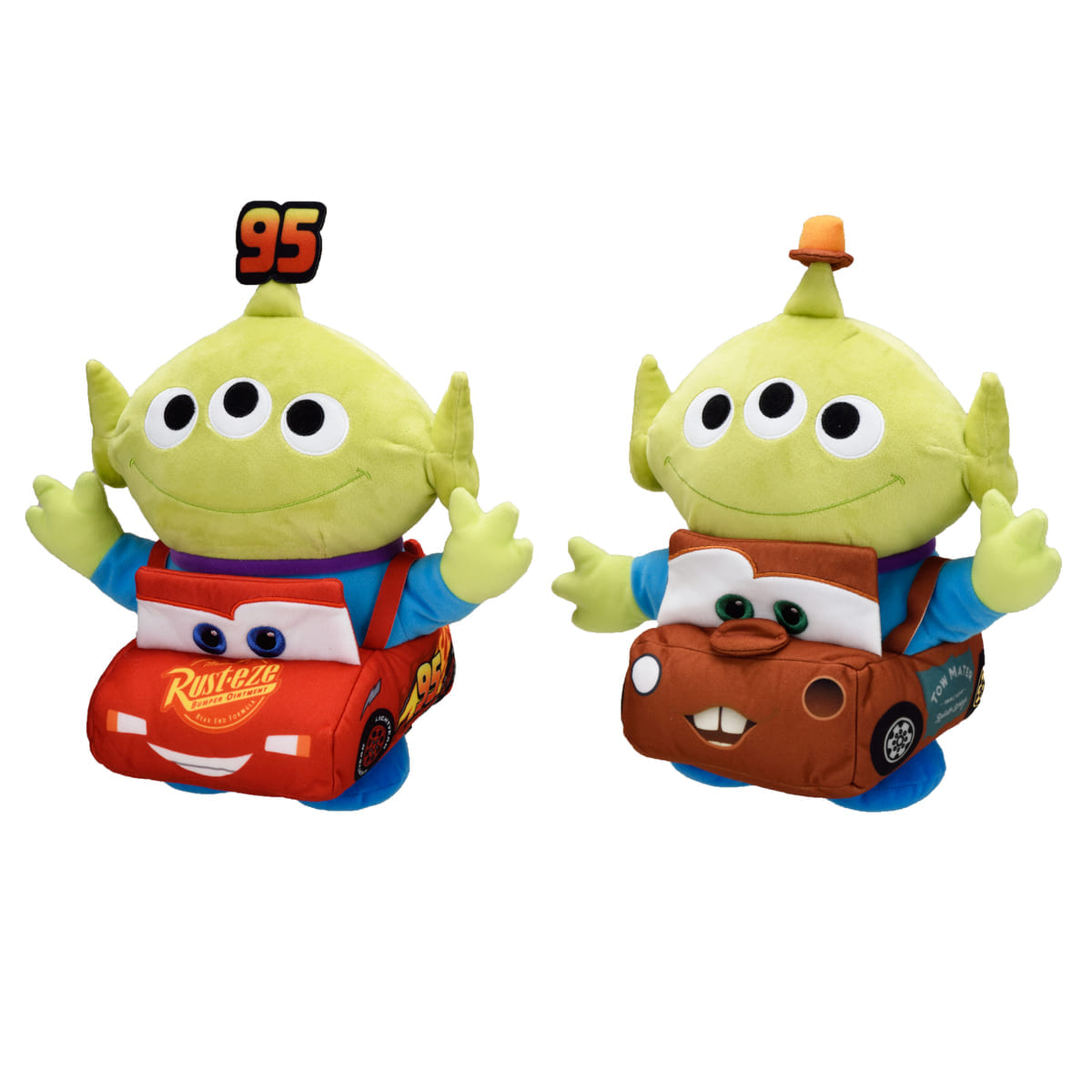 セガプライズ ディズニー&ピクサー「エイリアン スペシャルぬいぐるみ‐ライトニング・マックィーン/メーター コスチューム‐」