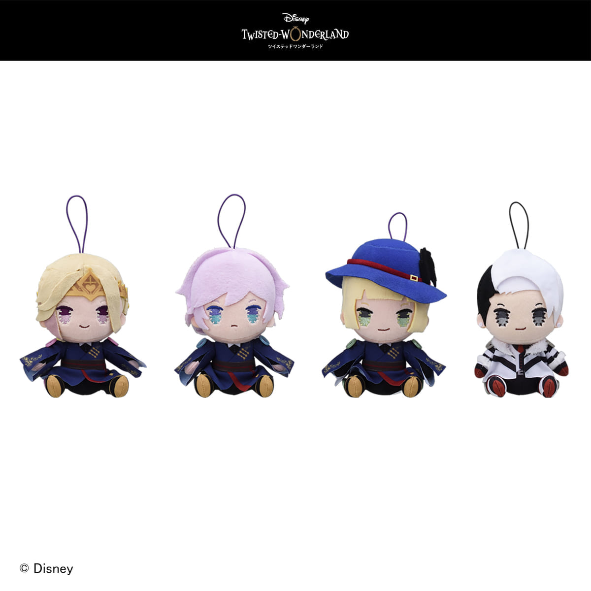 ディズニー ツイステッドワンダーランド モアプラスハンドメイド風ぬいぐるみ“ポムフィオーレ寮&デイヴィス・クルーウェル”