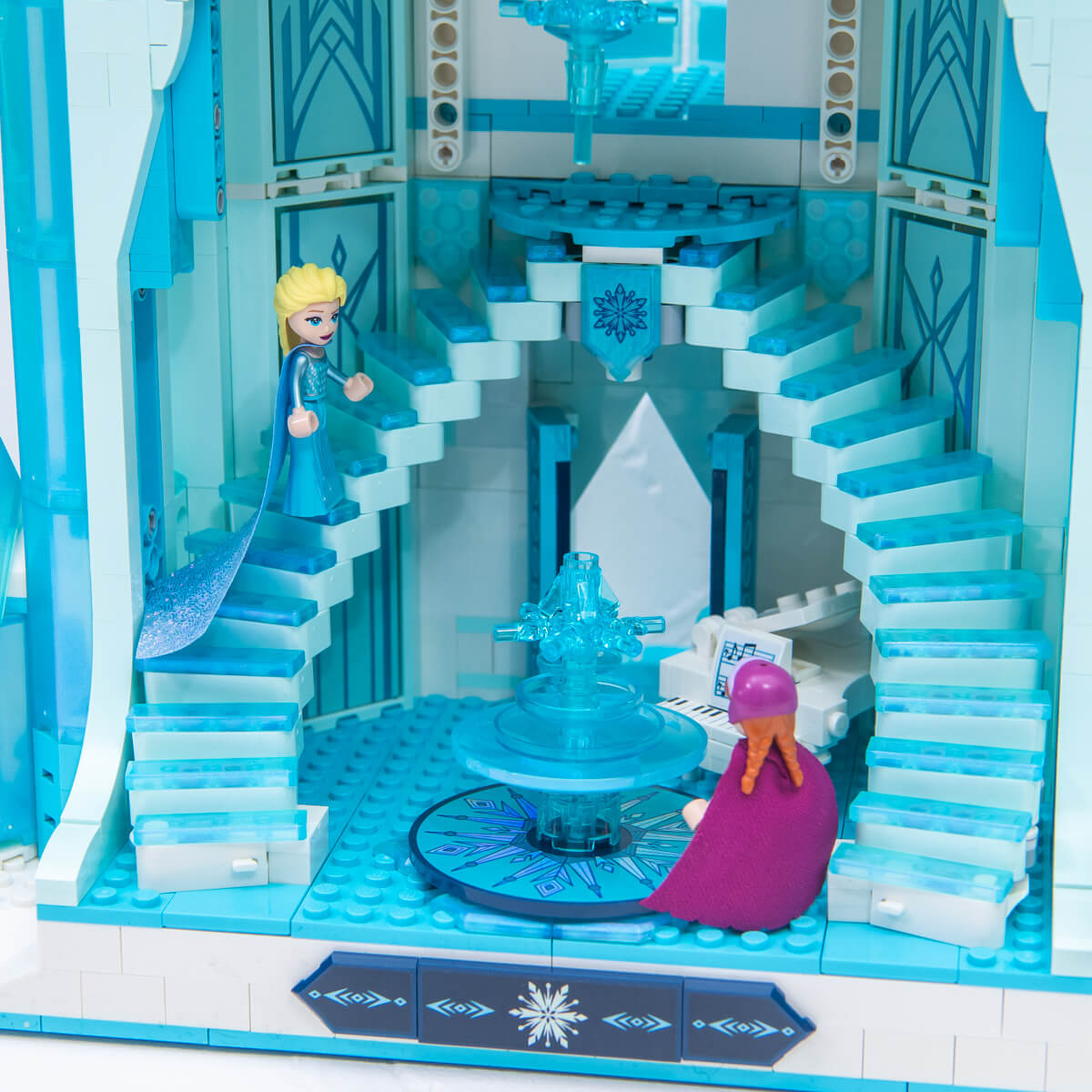 レゴ | ディズニー アナと雪の女王 エルサのアイスキャッスル　氷の階段　エルサ＆アナ