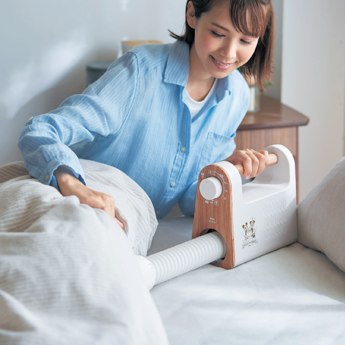 マルチに使える布団ドライヤー　使用イメージ