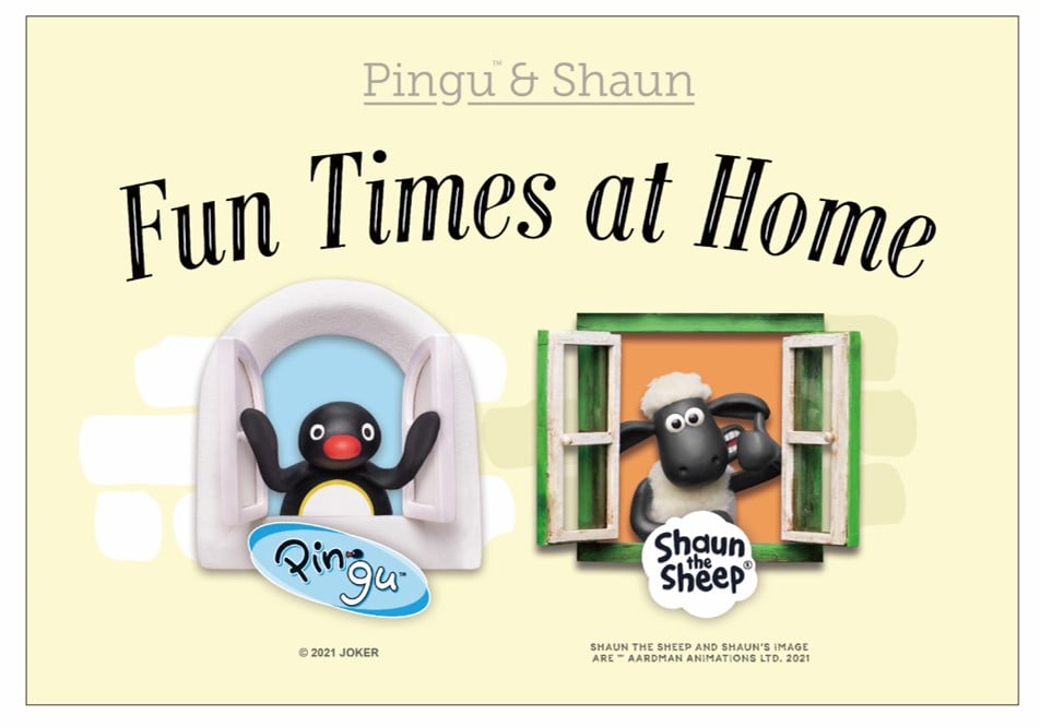 「ひつじのショーン」×「ピングー」コラボ物販イベント「Pingu & Shaun Fun Times at Home」1