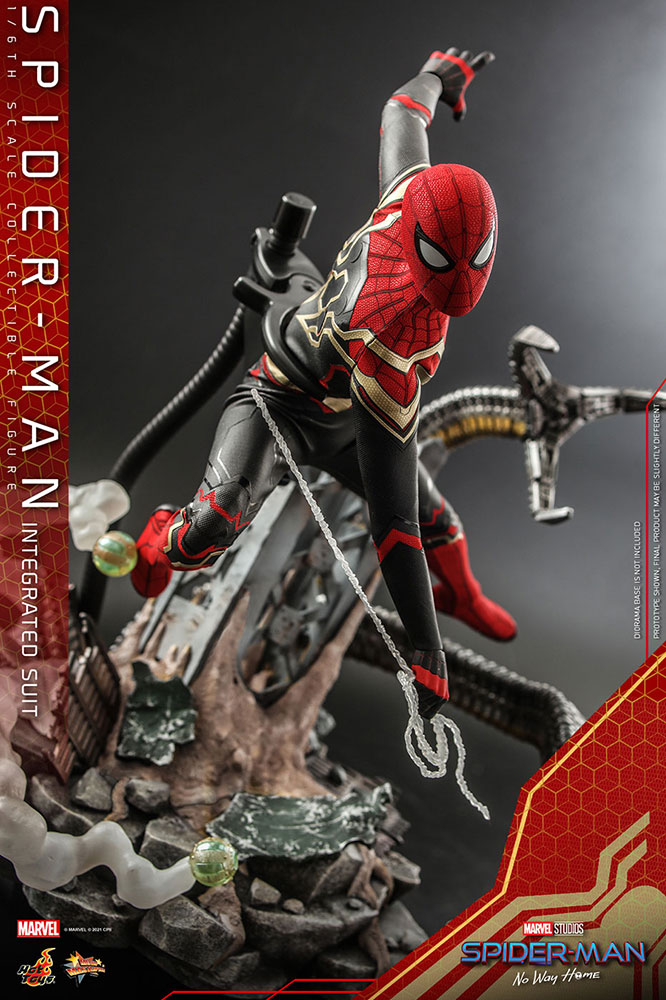 Hot toys ホットトイズ スパイダーマン インテグレーテッドスーツ 通常 