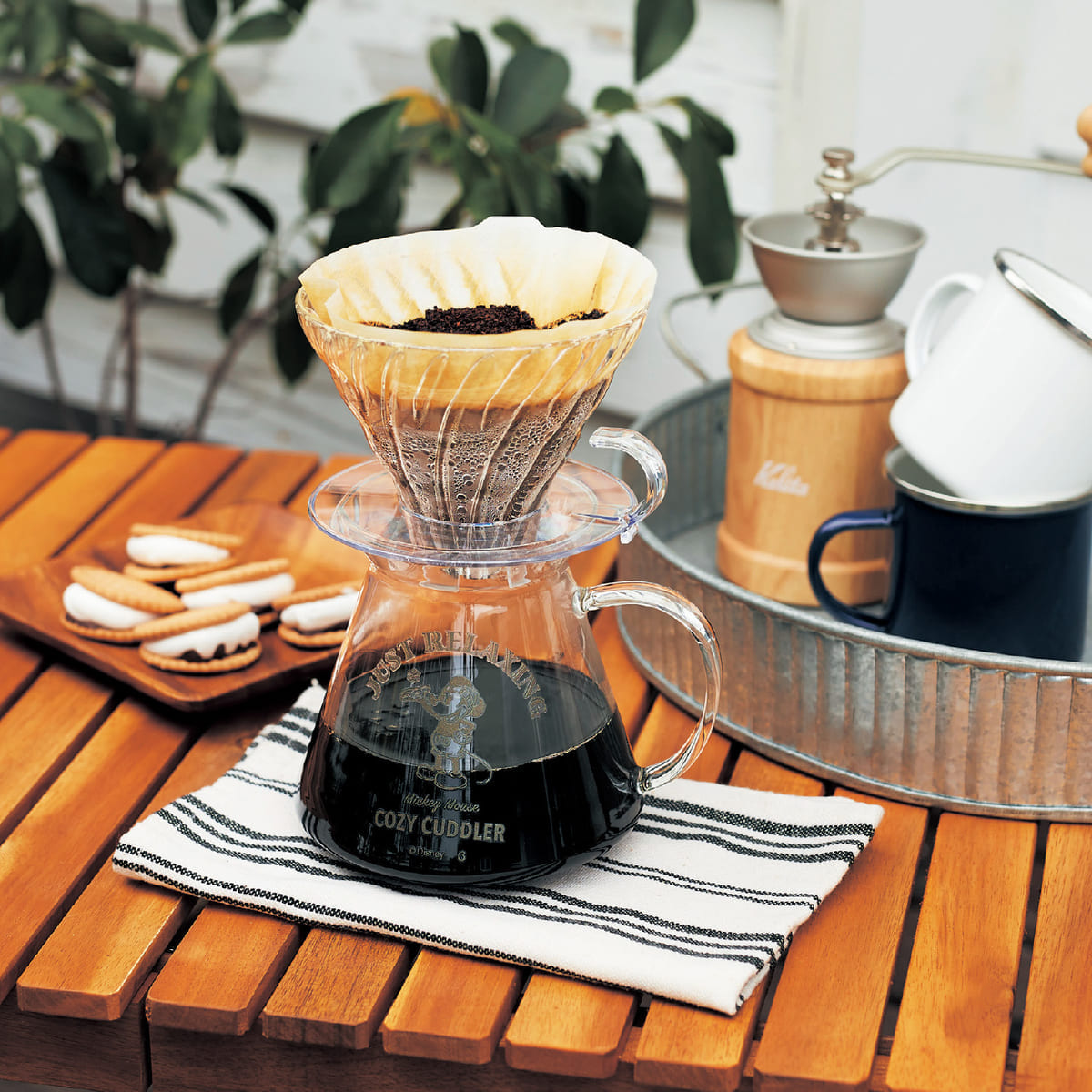 コーヒードリッパー＆サーバーセット　使用イメージ