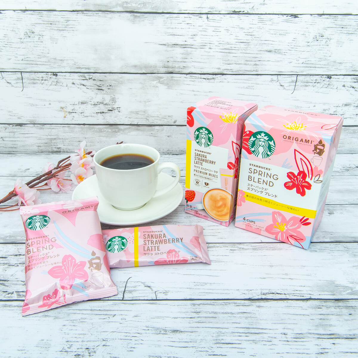 スターバックスオリガミ パーソナルドリップ コーヒー スターバックス スプリング ブレンド02