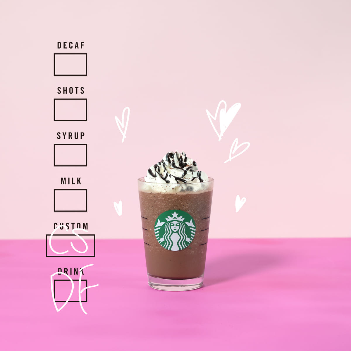 スターバックス ダーク モカ チップ フラペチーノ“盛りチョコ”カスタマイズ