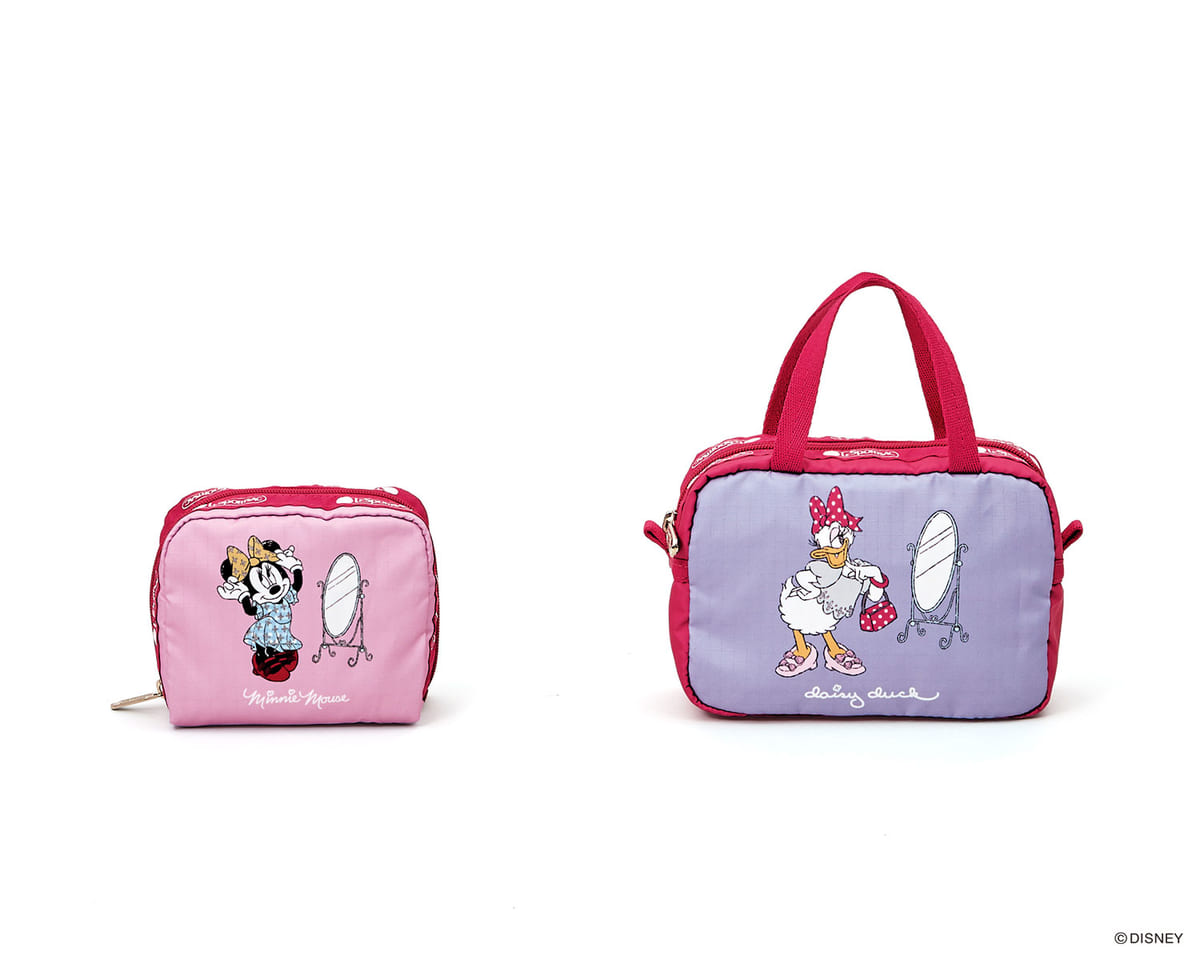 -Minnie-Pink Pouch（ミニー ピンクポーチ）／-Daisy-Pink Micro Bag（デイジー ピンクマイクロバッグ）