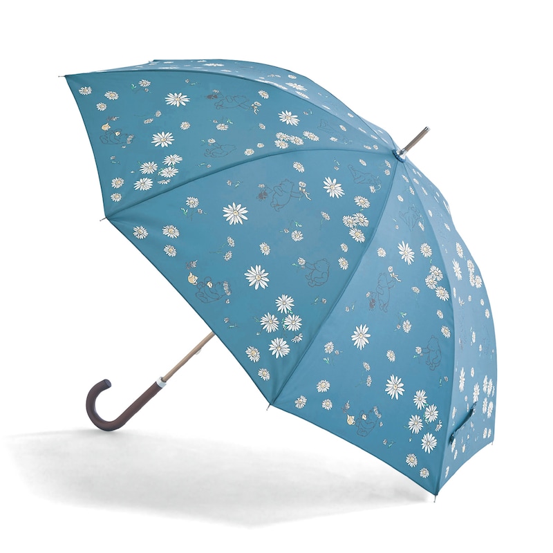 パッと水が落ちる撥水＆UVカット素材の晴雨兼用雨傘