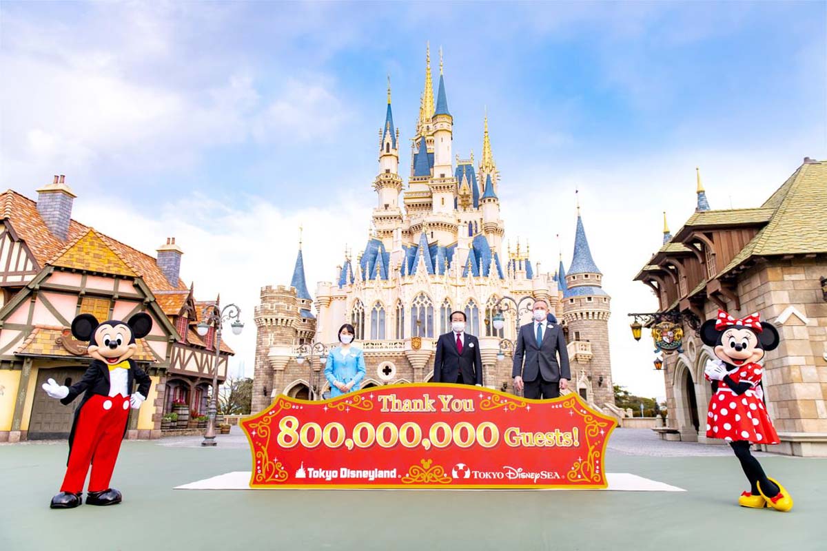 東京ディズニーランド／東京ディズニーシー 累計8億人のゲストをお迎え