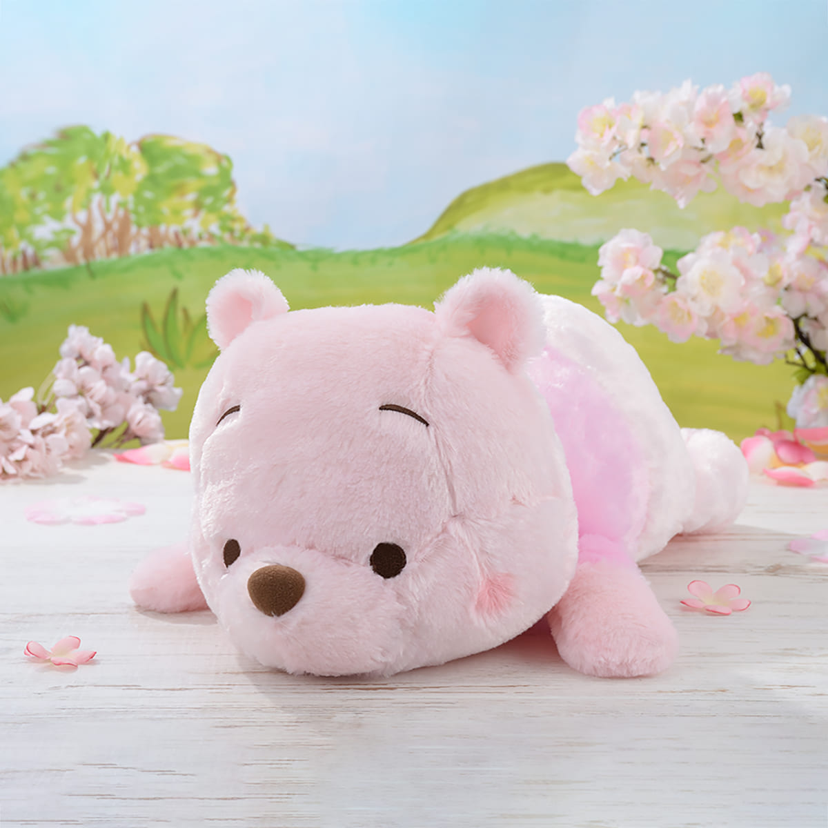 セガプライズ くまのプーさん ギガジャンボ桜カラーぬいぐるみ