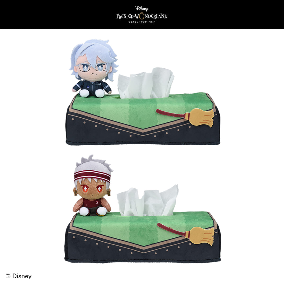 ディズニー ツイステッドワンダーランド　プレミアムティッシュボックスカバー“アズール＆カリム”