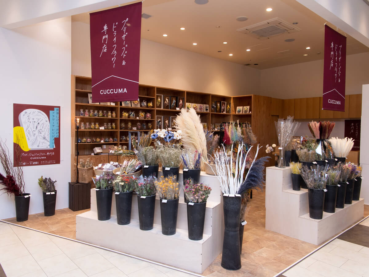 イクスピアリで人気のお店が横浜に登場 プリザーブド ドライフラワー専門店 Cuccuma たまプラーザ店 Dtimes