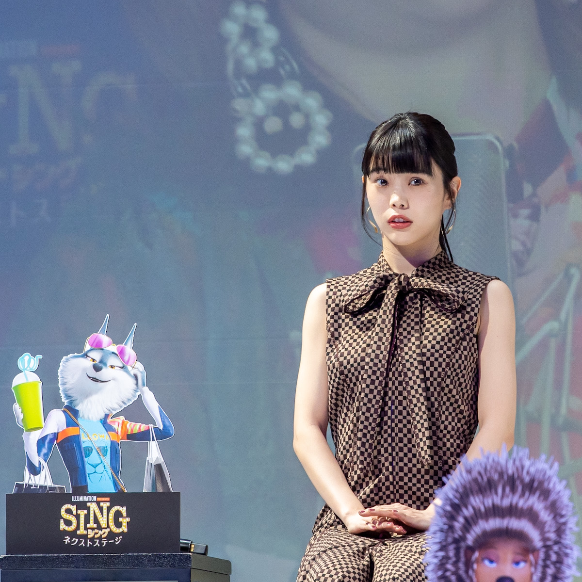 アイナ・ジ・エンドさん『SING／シング：ネクストステージ』日本語吹替え版キャスト報告会