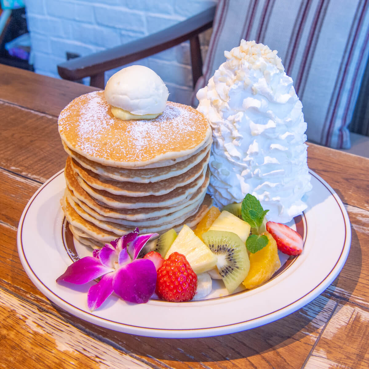 Eggs ’n Things（エッグスンシングス）「Anniversary Pancakes（アニバーサリーパンケーキ）」撮影