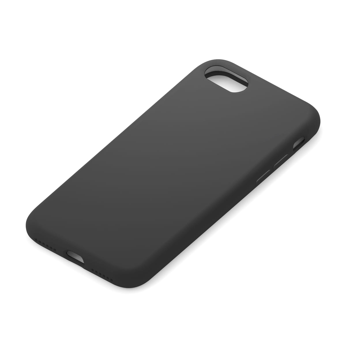 iPhone SE 第3世代 MagSafe対応 抗菌スリムシリコンケース ブラック