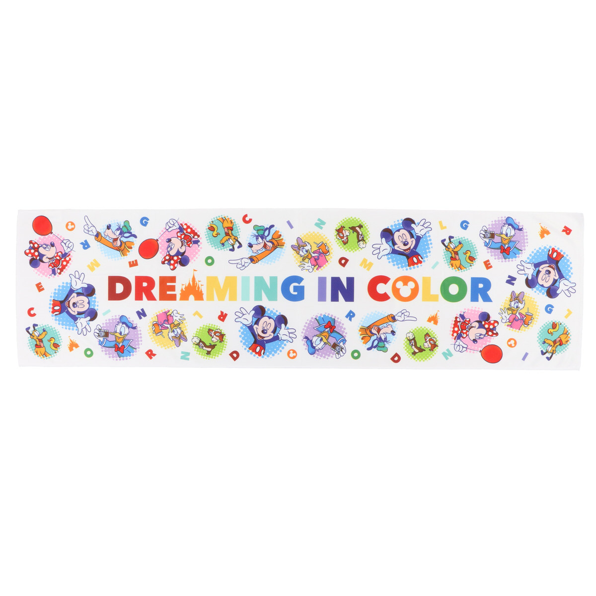 東京ディズニーリゾート“Dreaming in Color”冷感タオル〈COOLCORE〉