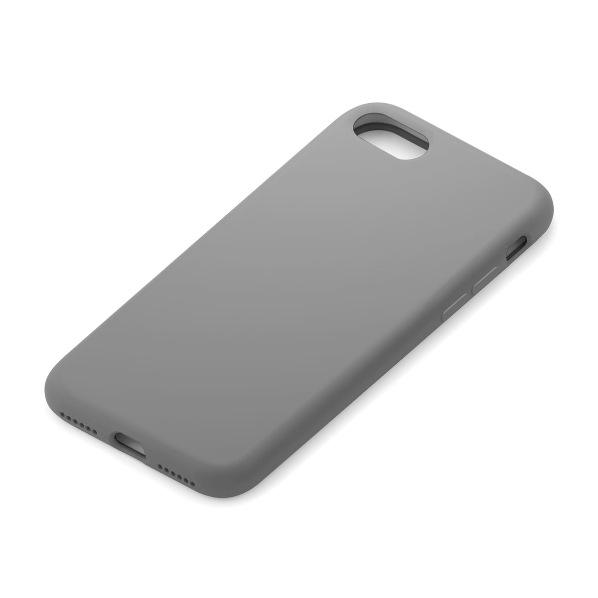 iPhone SE 第3世代 MagSafe対応 抗菌スリムシリコンケース グレー